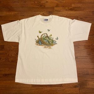 Retro Floral Graphic Tee